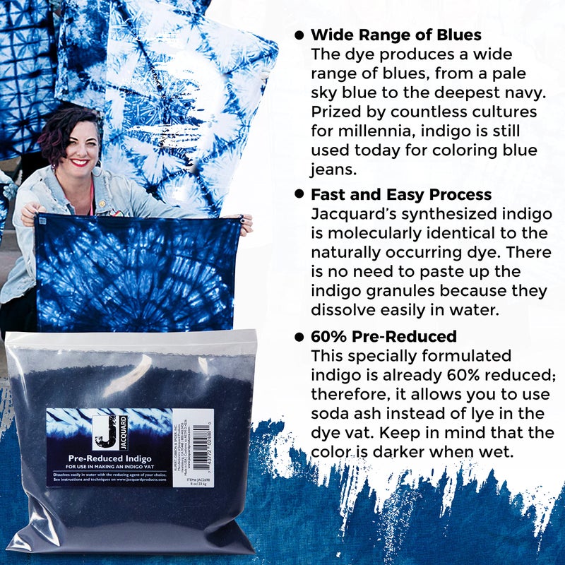 Jacquard Pre-Reduced Indigo 8 Oz - Image 3